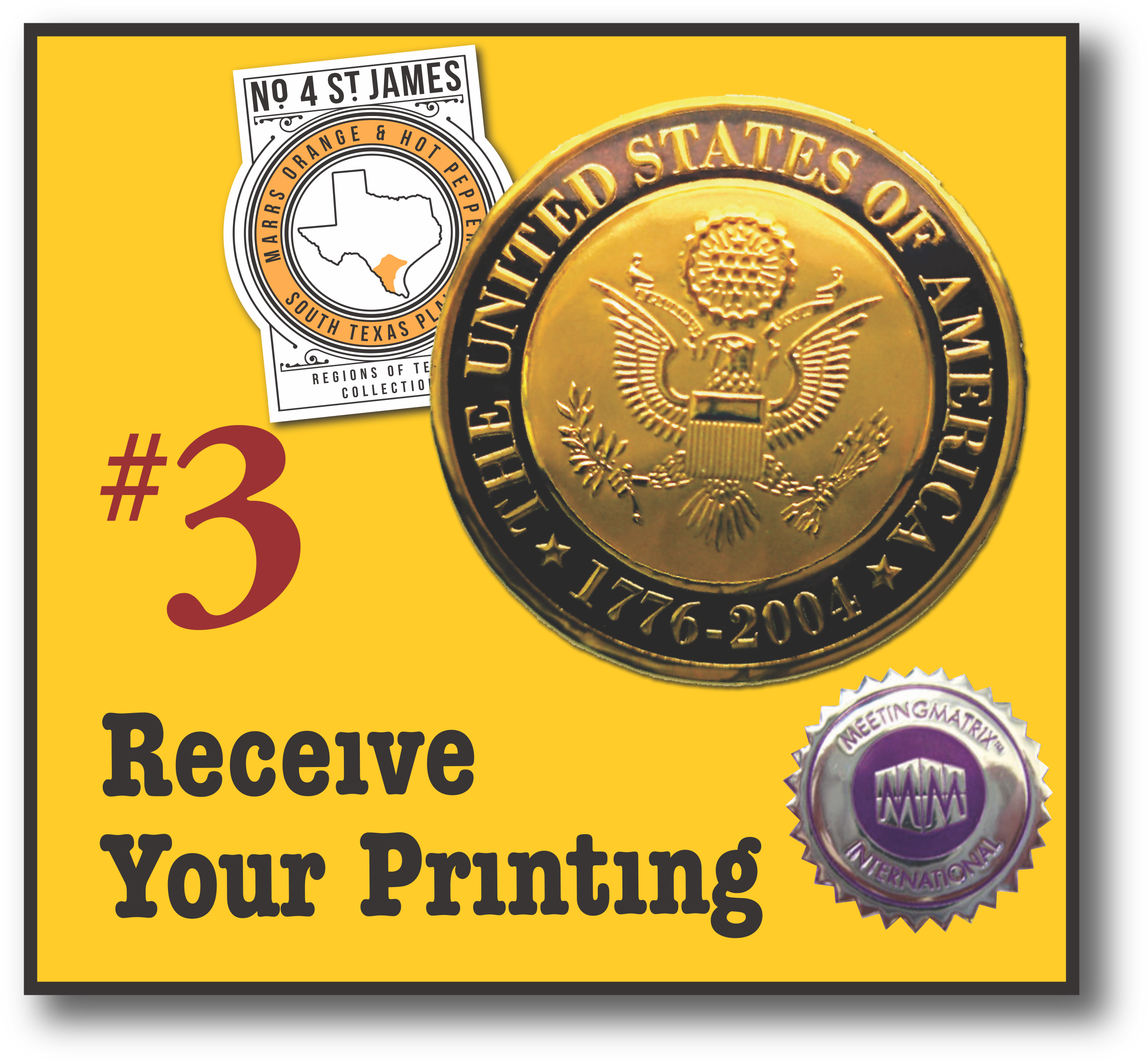 receive your printing from Rubber Duck Design