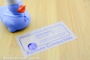 Fog Translucent Plastic Business Cards